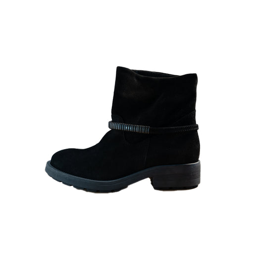 Guess - Botas Negras De Ante Con Tira